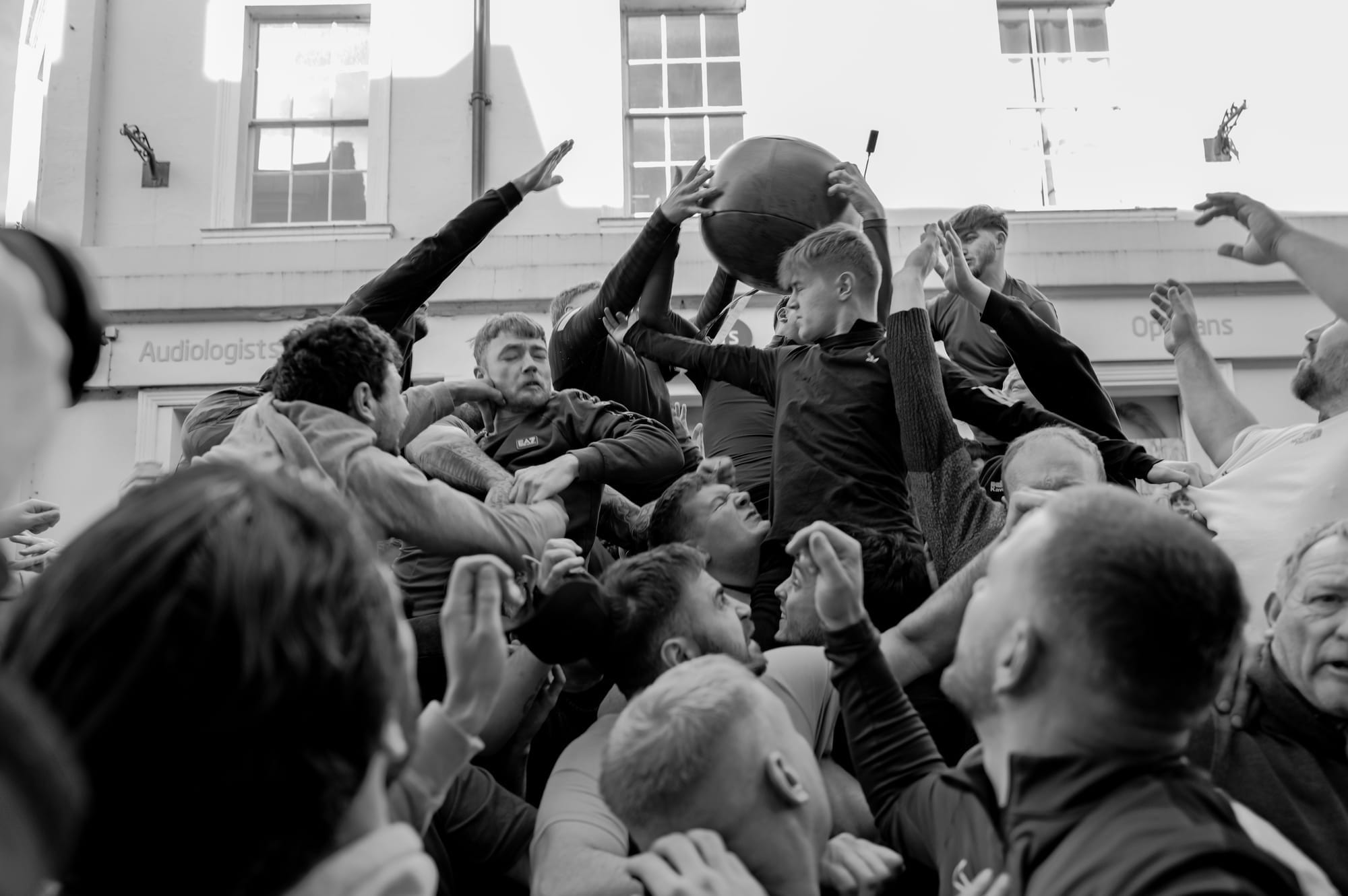 On Shrove Tuesday in Atherstone: ‘bollocks is all that matters’