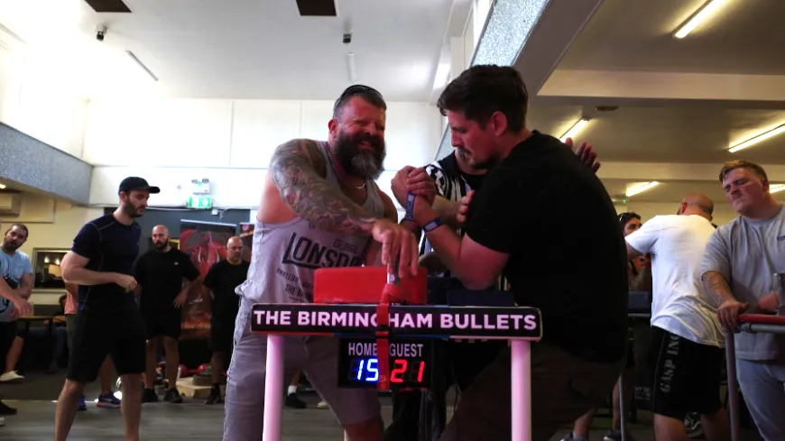 Arm wrestling is on the up — Can the Birmingham Bullets help the sport get a grip?